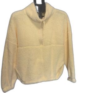 No Boundaries Plush Pullover Size XXL 20 NEW Tender Lemon Yellow